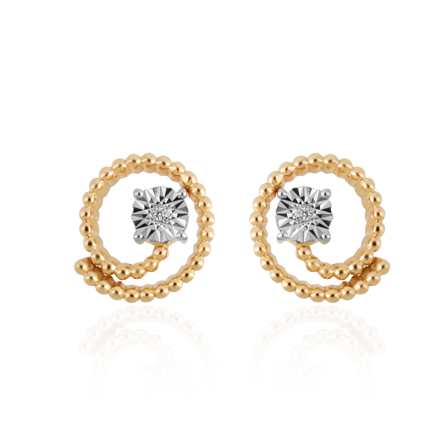 Éclat Diamond Earring in Gold