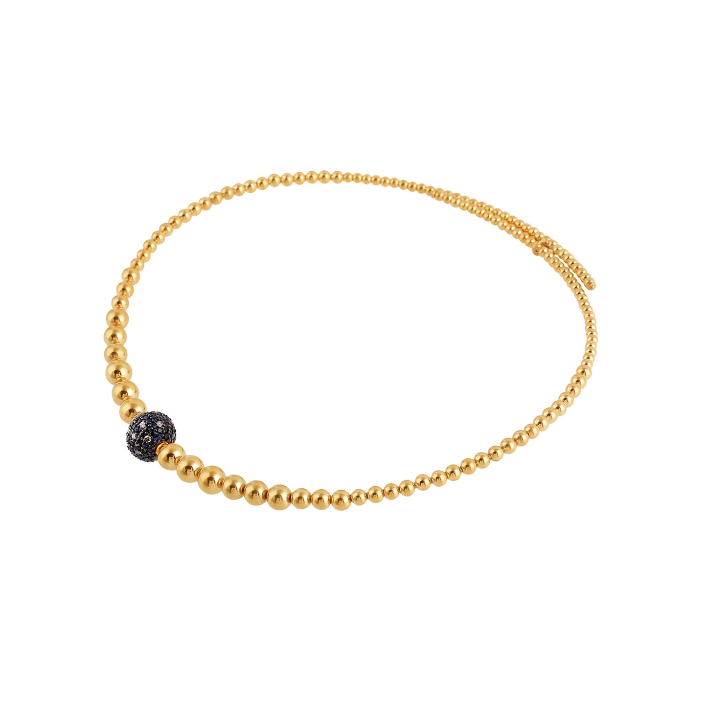 Sapphire Blue Dewdrop Necklace