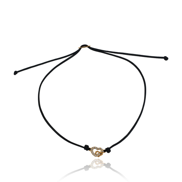 Twin Hearts Diamond Bracelet