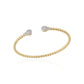 Aria Diamond Bangle in Yellow Gold