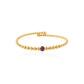 Lumière Ruby & Diamond Bangle in Yellow Gold