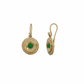 Hammered Halo Earrings