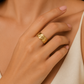 Earth Texture Band Ring