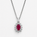Ruby Starburst Pendant