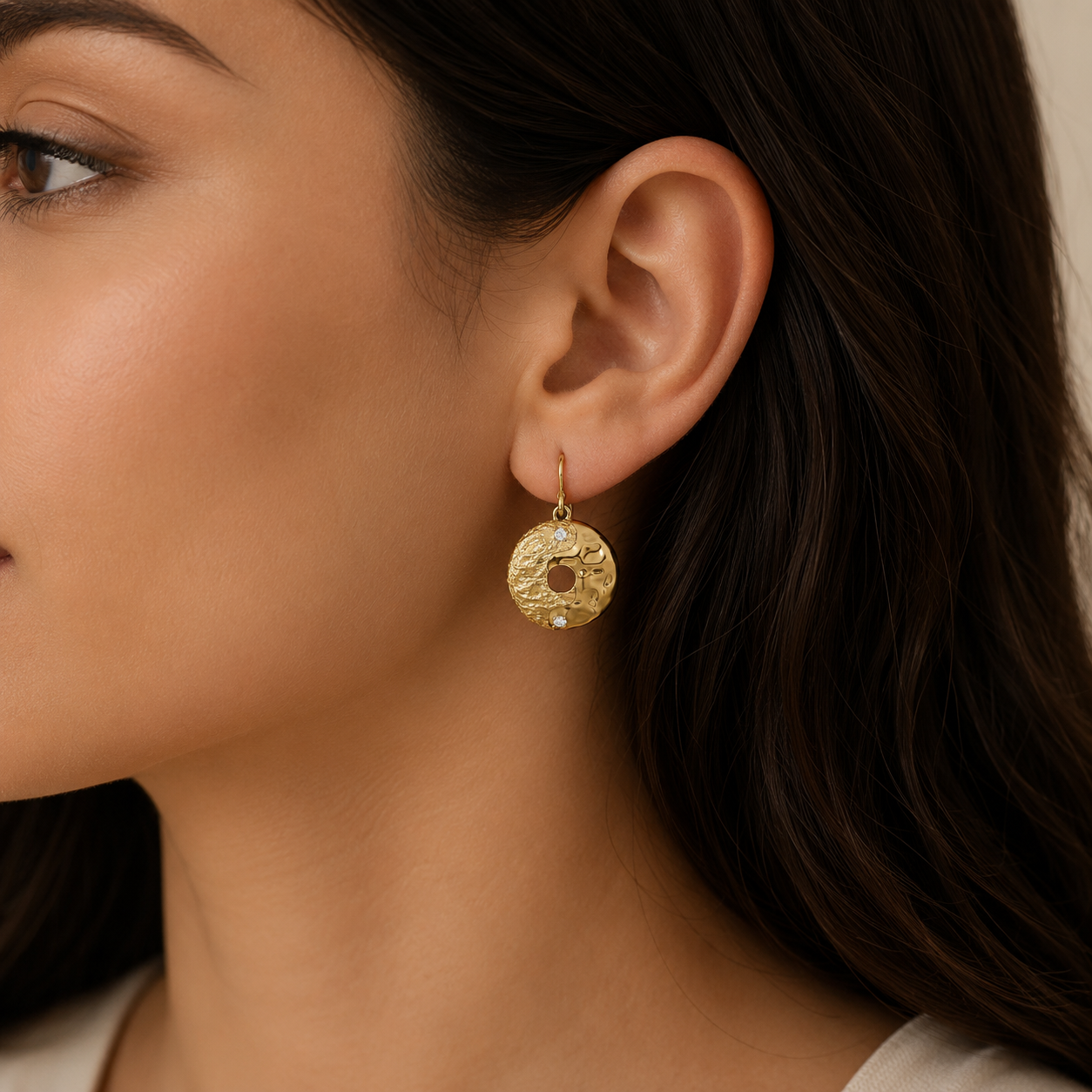 Aurum Texture Earring