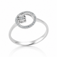 Celestial Diamond Ring in White Gold