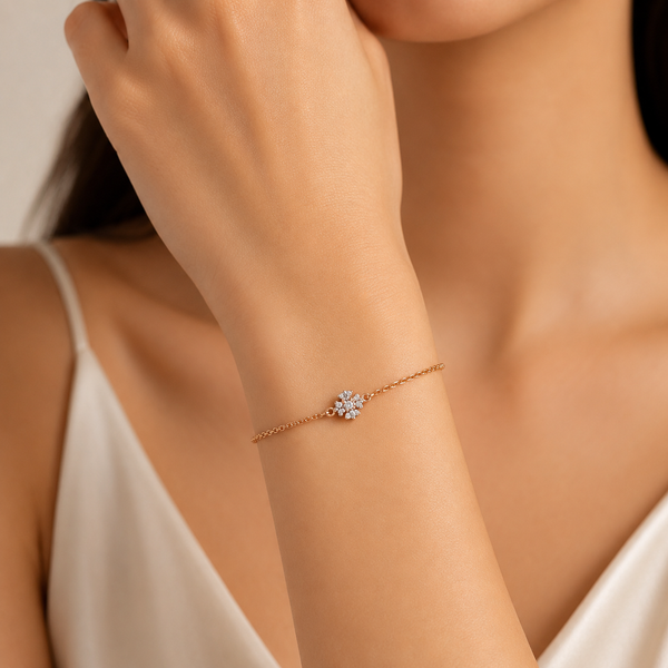 Sapphire Bloom Bracelet