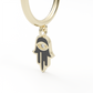 Iqra 14Kt Gold Evil Eye Earring With Diamond