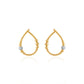 Radiant Diamond Earring in Yellow Gold