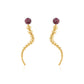Crimson Spark Bablina Earrings