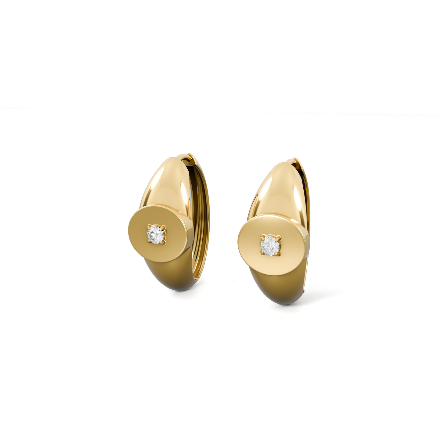 Vertex Hoop Earrings