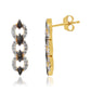 14Kt Beauteous Dazzle Gold Earrings with Diamonds