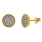 Splendorous Gold Earrings with Diamonds