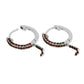 Pinup Garnet Hoop Gold