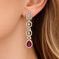 Sophisticated Diamond & Gem stone Earring