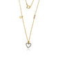 Diamond Heart Bloom Necklace