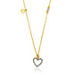 Diamond Heart Bloom Necklace