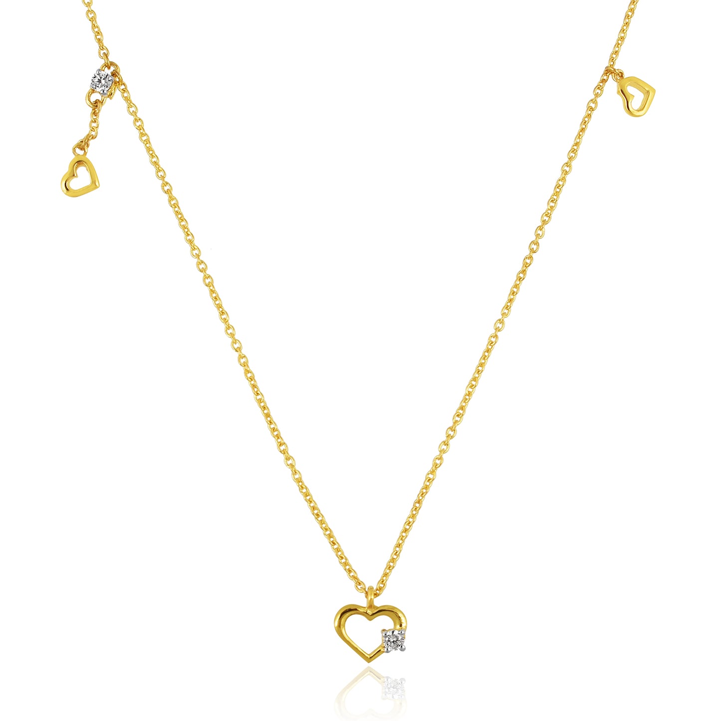 Heart Duet Necklace