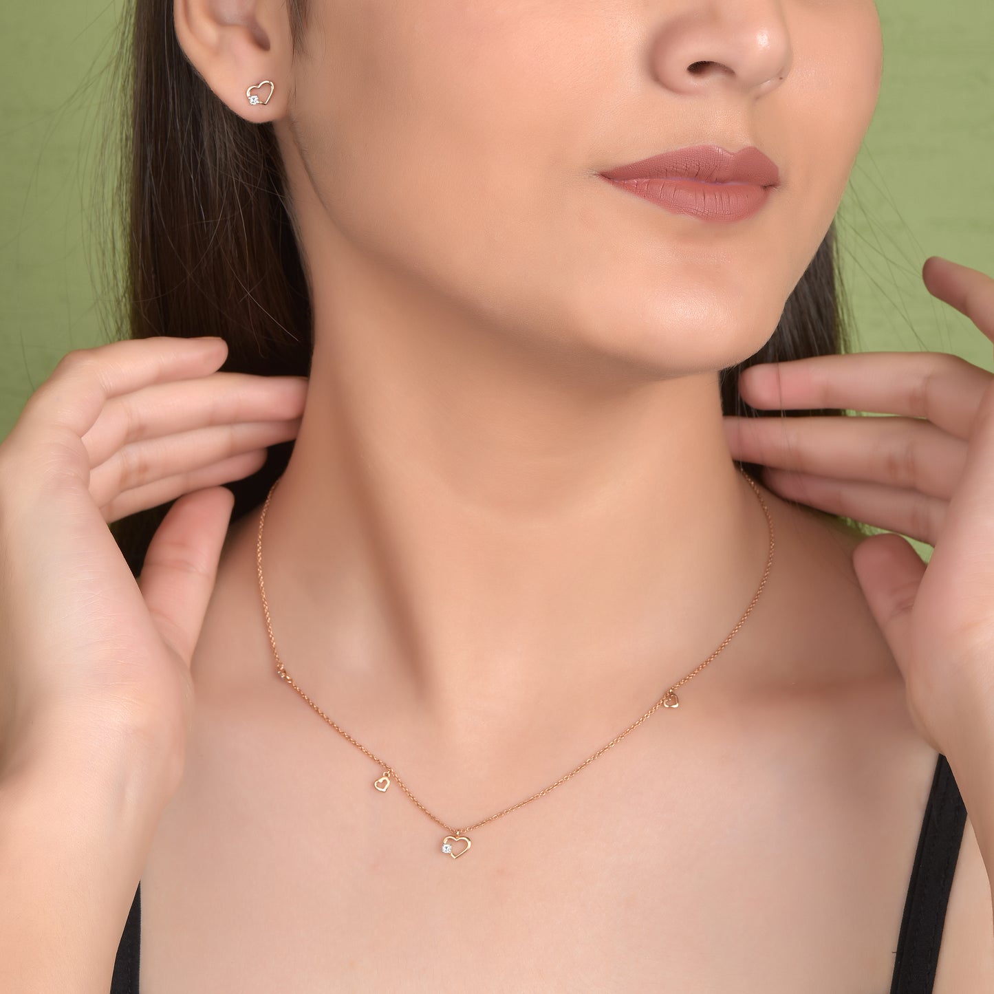 Heart Duet Necklace