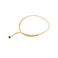 Cascade Sapphire & Diamond Necklace in Yellow Gold