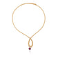 Ruby Dewdrop Necklace