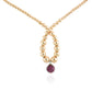 Ruby Dewdrop Necklace