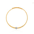Aura Diamond Necklace in Yellow Gold