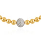 Aura Diamond Necklace in Yellow Gold