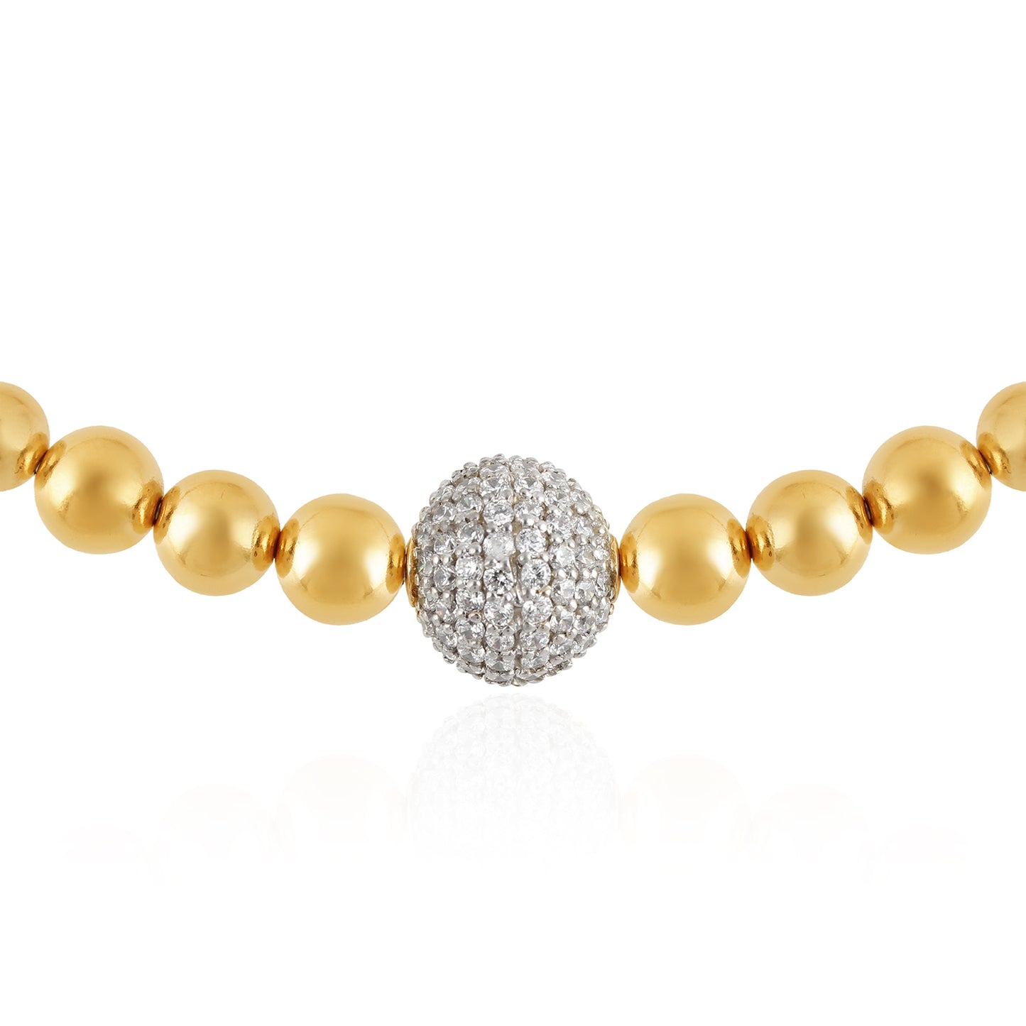 Aura Diamond Necklace in Yellow Gold