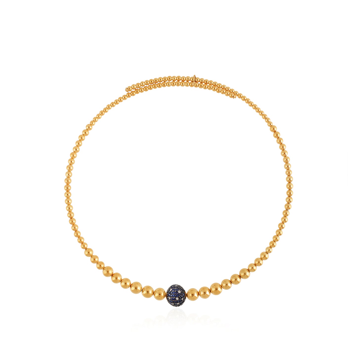 Sapphire Blue Dewdrop Necklace
