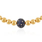 Bloom Sapphire & Diamond Necklace in Yellow Gold