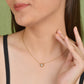 Aria Diamond Necklace in Yellow Gold