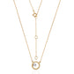 Aria Diamond Necklace in Yellow Gold