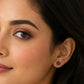 Brimming Earrings Gold with Ruby & Diamonds
