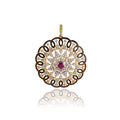 Bright Diamond & Gem Stone Pendant