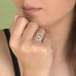 Aura Diamond Ring in White Gold