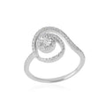 Aura Diamond Ring in White Gold