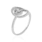 Aura Diamond Ring in White Gold