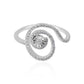 Aura Diamond Ring in White Gold