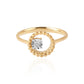 Éclat Diamond Ring in Yellow Gold