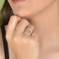 Celestial Diamond Ring in White Gold