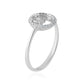 Celestial Diamond Ring in White Gold