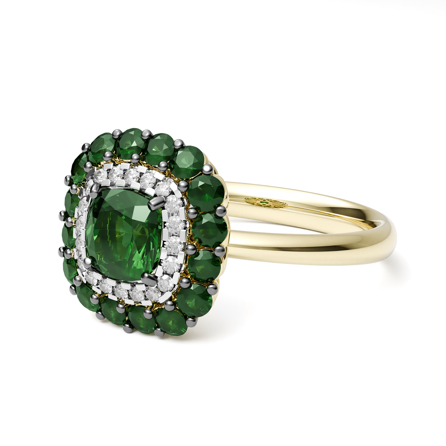 Color Saga Small Cushion Ring