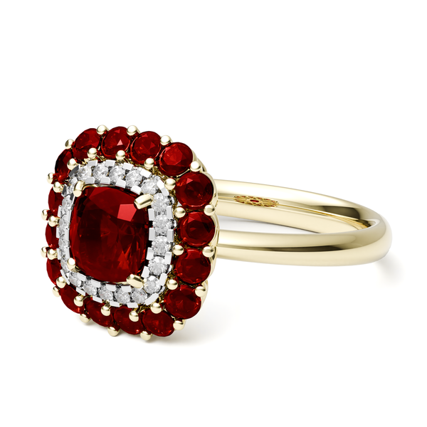 Color Saga Small Cushion Ring