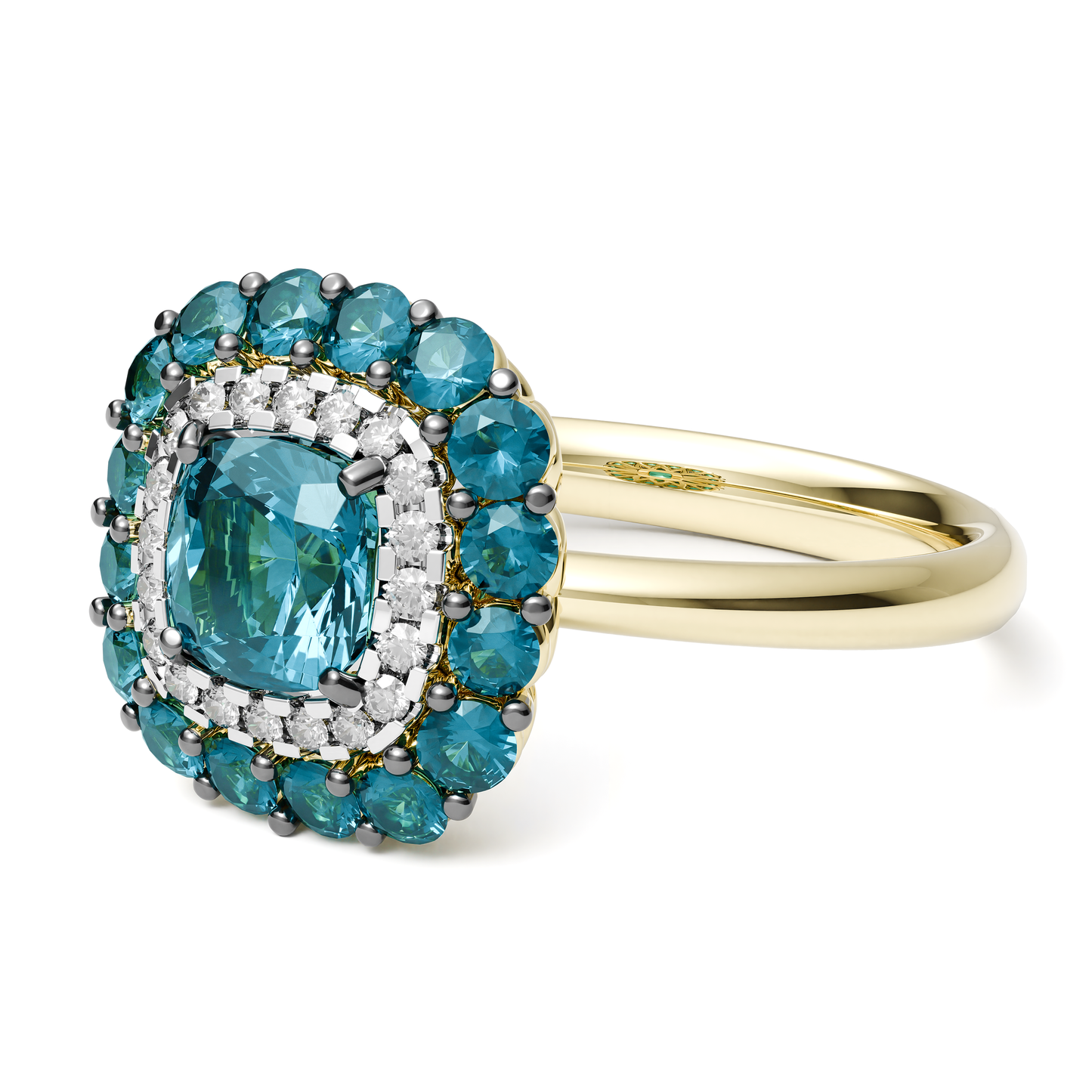 Color Saga Small Cushion Ring