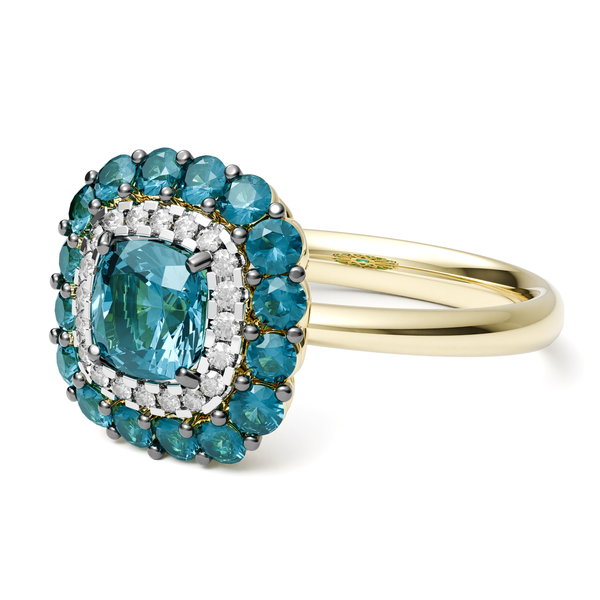 Color Saga Small Cushion Ring