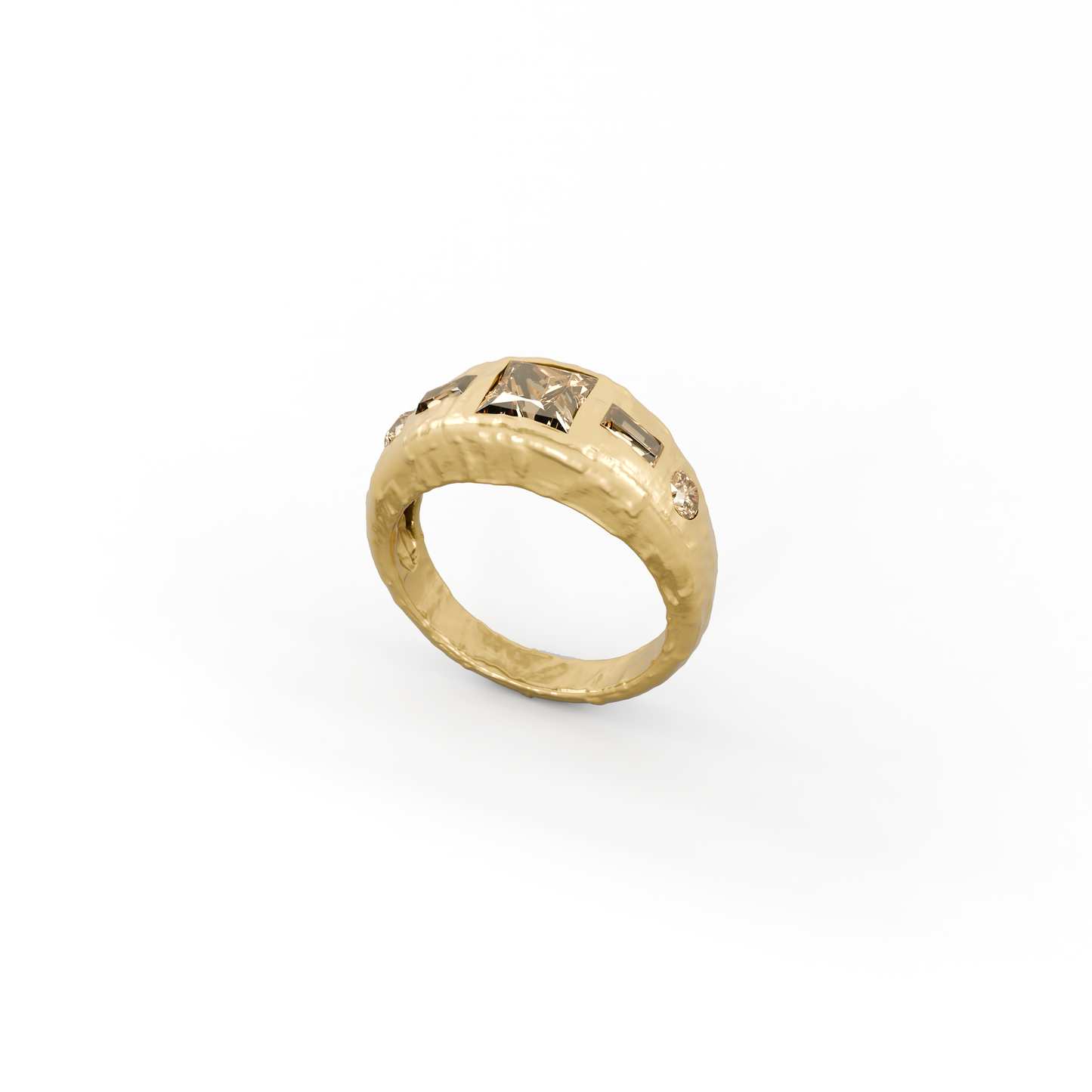 Rockline Diamond Ring