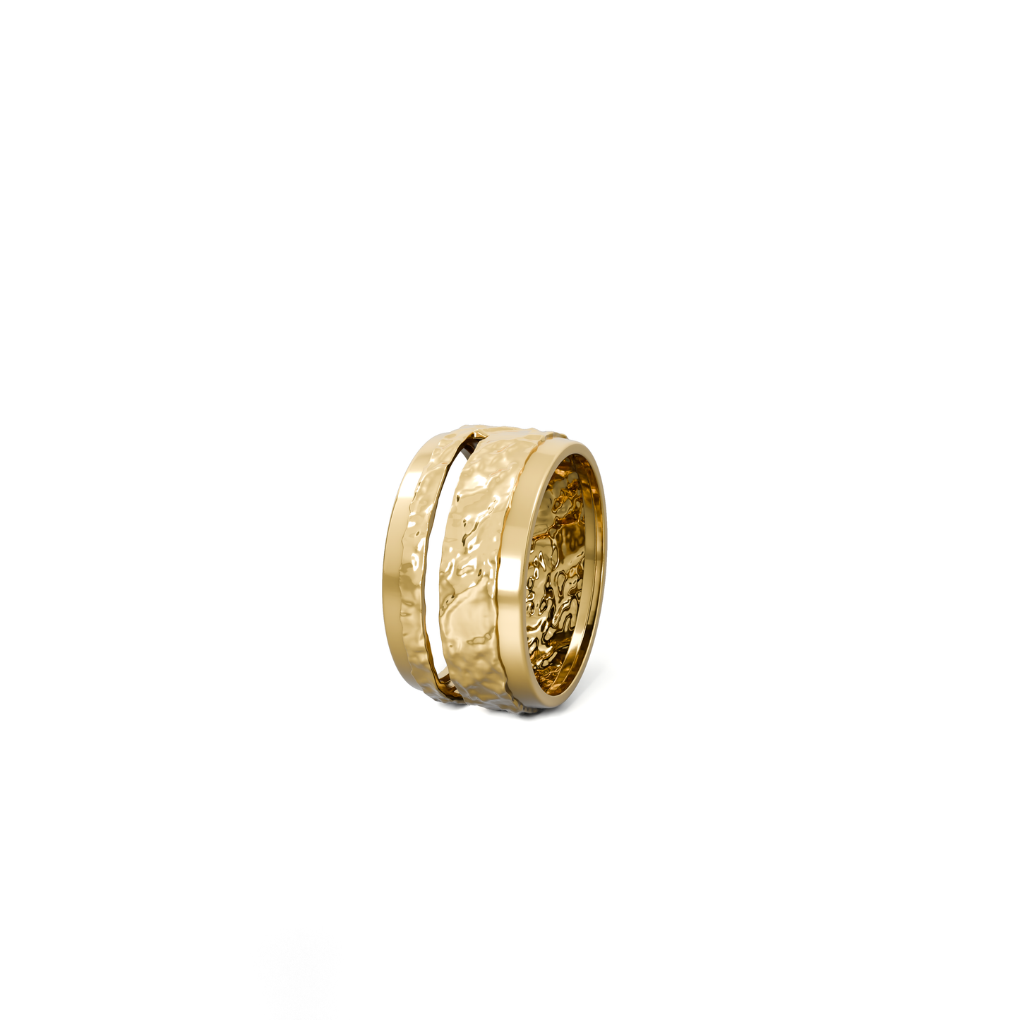 Earth Texture Band Ring