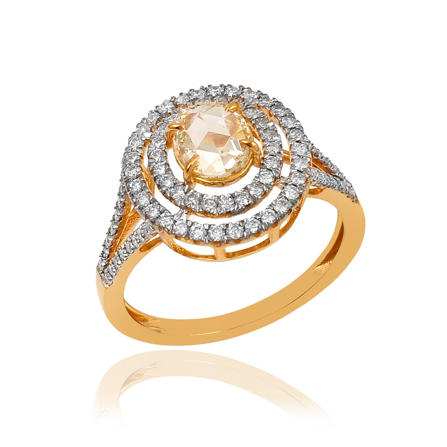 Unstained Diamond Ring