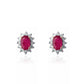 Reverie Ruby & Diamond Earring in Rose Gold